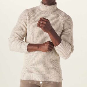 The Normal Brand Turtleneck Shaker Sweater